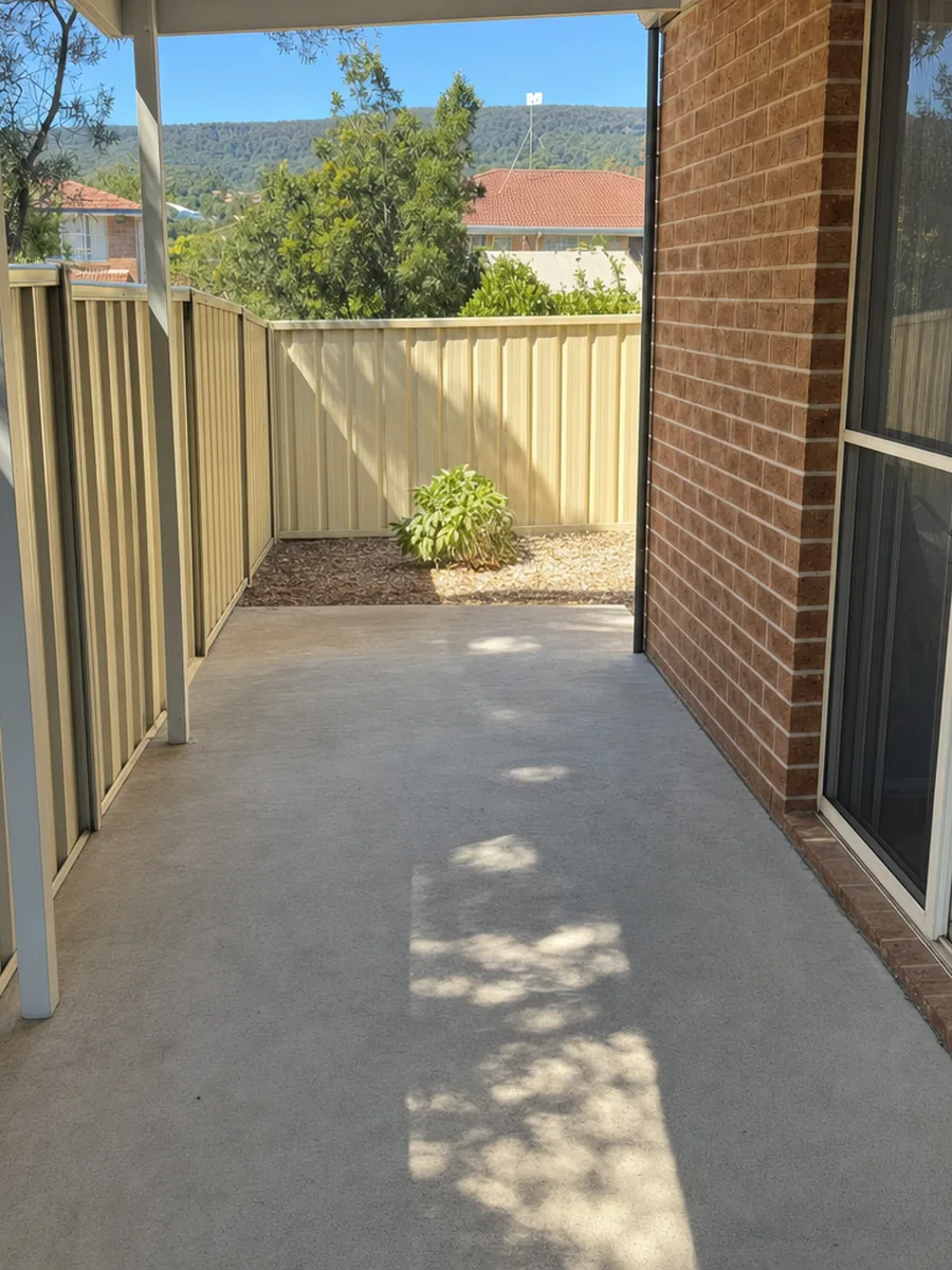 Patio clear-out, after